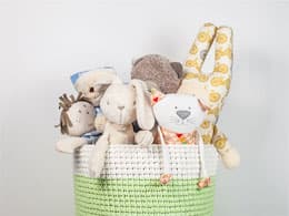 Большая корзинка для игрушек.